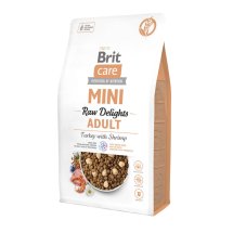 Сухий корм Brit Care Mini Raw Delights Turkey with Shrimp для собак малих порід індичка з креветкою - 2 кг