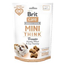 Ласощі Brit Care Mini Treats Think для собак малих порід для розумових здібностей індичка смак арахісове масло - 50 г