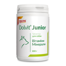 Вітаміни Dolfos для собак Долвіт Юніор 1т/10кг - 510 таб