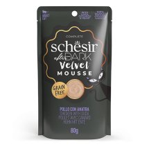 Вологий корм Schesir Cat After Dark Chicken With Duck КУРКА З КАЧКОЮ мус для котів - 80 г