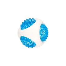 Іграшка для собак Animall GriZzly світлова LED-м'яч - Біло-синій