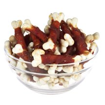 Ласощі Animall Dog Snack для собак м'ясо качки на кальцієвій кістці - 500 г