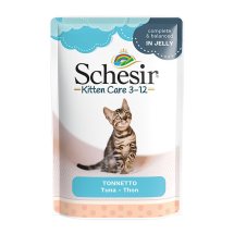 Вологий корм Schesir Cat Kitten Care Tuna ТУНЕЦЬ ДЛЯ КОШЕНЯТ в желе для кошенят - 85 г
