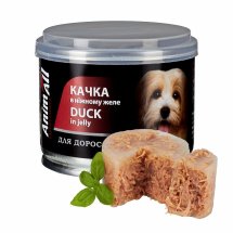 Вологий корм Animall Dog з качкою в желе для собак - 195 г