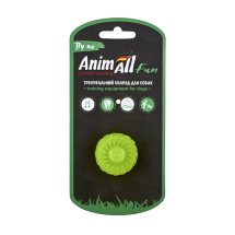 Іграшка для собак AnimAll Fun м'яч хвиля з пищалкою 45 мм - Жовтий