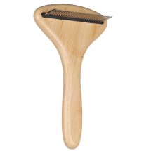 Граблі Flamingo BAMBOO для вичісування підшорстку для собак зубів 31 шт 17х10 см - 1 шт