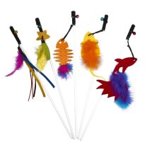 Набір іграшок вудочок для котів Animall