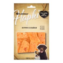 Ласощі Flamingo Dog Курячі слайси для собак - 75 г