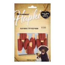 Ласощі Flamingo Dog Качині трубочки 7.5 см для собак - 75 г
