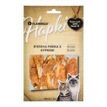 Ласощі Flamingo Cat В'ялена рибка з куркою для котів - 50 г - 50 г