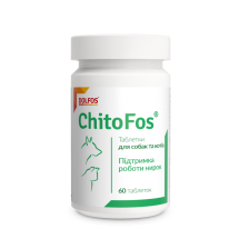 Вітаміни Dolfos для собак та котів ХітоФос нирки - 60 таб