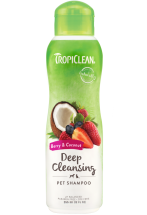 Шампунь TropiClean "Ягоди та кокос" глибоке очищення для собак та котів - 355 мл