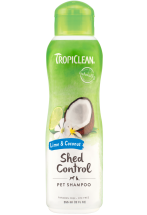 Шампунь TropiClean "Лайм і кокос" для прискорення линьки для собак та котів - 355 мл