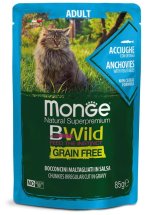 Вологий корм Monge Cat Bwild Grain Free Wet анчоус з овочами - 85 г