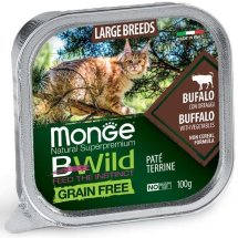 Вологий корм Monge Cat Bwild Grain Free Wet буйвол (для котів великих порід з 2-х місяців) - 100 г