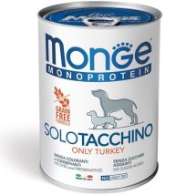 Вологий корм Monge Dog SOLO 100% індичка - 400 г