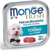 Вологий корм Monge Dog FRESH з тунцем - 100 г