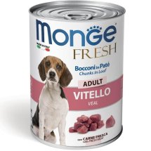 Вологий корм Monge Dog FRESH з телятиною - 400 г