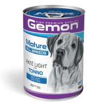 Вологий корм Gemon Dog Wet Adult Light паштет з тунцем - 400 г