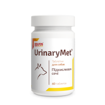 Вітаміни Dolfos для собак УрінаріМет регулятор кислотності - 60 таб