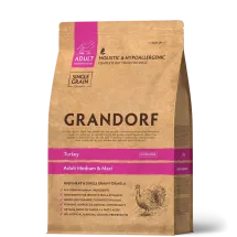 Сухий корм Grandorf Dog Medium & Maxi Turkey для собак середніх та крупних порід індичка - 10 кг
