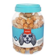 Ласощі Wanpy Dog Chicken Jerky & Rice Dumbells КІСТКА-ГАНТЕЛЬ З КУРКОЮ ТА РИСОМ для собак - 1 кг