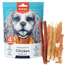 Ласощі Wanpy Dog Chicken Mix Up КУРЯЧИЙ МІКС для собак - 150 г