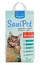 Наповнювач бентоніт Природа Sani Pet велика гранула - 5 кг - 5 кг