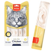 Рідкі ласощі Wanpy Cat Creamy Lickable Treats Chicken КУРКА для котів - 70 г