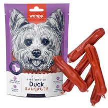 Ласощі Wanpy Dog Duck Sausages СОСИСКИ З КАЧКОЮ для собак - 100 г