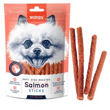 Ласощі Wanpy Dog Salmon Sticks ПАЛИЧКИ З ЛОСОСЕМ для собак - 100 г