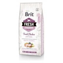 Сухий корм Brit Fresh для цуценят та молодих собак всіх порід з куркою та картоплею - 12 кг