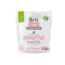 Сухий корм Brit Care Dog Sustainable Sensitive для собак з чутливим травленням з рибою та комахами - 1 кг