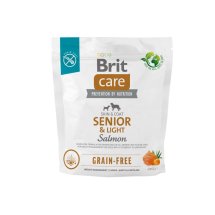 Сухий корм Brit Care Dog Grain-free Senior & Light для старіючих собак беззерновий з лососем - 1 кг