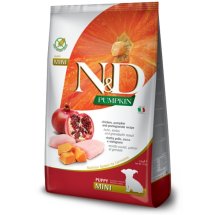 Сухий корм Farmina Dog N&D Grain Free Pumpkin Chicken & Pomegranate PUPPY MINI для цуценят дрібних порід з куркою - 2.5 кг