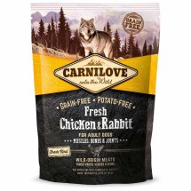 Сухий корм Carnilove Fresh Chicken & Rabbit для дорослих собак всіх порід курка та кролик - 1.5 кг