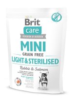 Сухий корм Brit Care GF Mini Light & Sterilised для собак дрібних порід із зайвою вагою або стерилізованих з кроликом та лососем - 2 кг