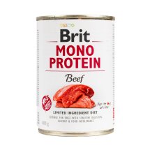 Вологий корм Brit Mono Protein Beef для собак з яловичиною - 400 г