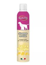 Шампунь-мус Indorina Shampoo Mousse Lat Van для собак та котів з ароматом ванілі та молока - 300 мл