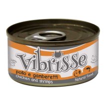 Вологий корм Vibrisse CAT Для котів курка/креветки - 70 г - 70 г