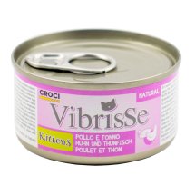 Вологий корм Vibrisse CAT Для кошенят тунець/курка - 70 г - 70 г