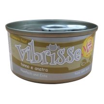 Вологий корм Vibrisse CAT MENU Для котів тунець з качкою в соусі - 70 г - 70 г