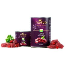 Вологий корм NUEVO CAT SENIOR з ягням та журавлиною для дорослих котів - 400 г - 200 г