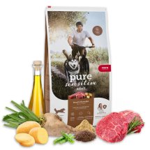 MERA Dog Pure Sensitive fresh meat Rind&Kartoffel корм для дорослих собак із свіжим м'ясом яловичини і картоплі беззерновий - 1 кг