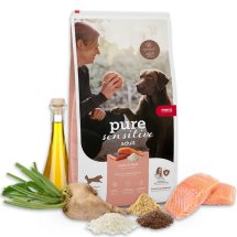 MERA Dog Pure Sensitive Lachs&Reis корм для дорослих собак з лососем та рисом - 1 кг