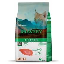 BRAVERY Kitten Chicken сухий корм для кошенят з куркою - 600 г - 2 кг