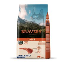 BRAVERY Dog Lamb Mini Adult сухий корм для дорослих собак дрібних порід з ягням - 2 кг