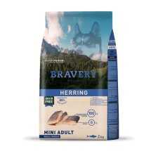 BRAVERY Dog Herring Mini Adult сухий корм для дорослих собак дрібних порід з оселедцем - 2 кг