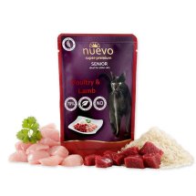 Пауч NUEVO CAT SENIOR для дорос.котів птиця та ягня з рисом - 85 г - 85 г