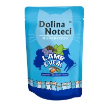 Пауч Dolina Noteci CAT Superfood Для котів з ягнятиною та телятиною - 85 г - 85 г